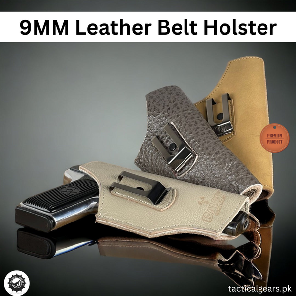 9MM  Leather Belt Holster