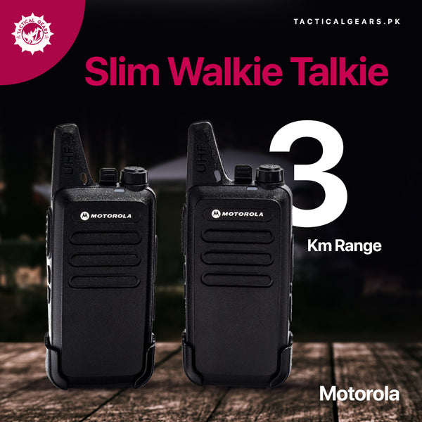 Motorola Slim Walkie Talkie - 3KM Range - Pair