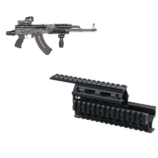 Tactical Handguard Quadrail System for AK-47 with Picatinny Rails
