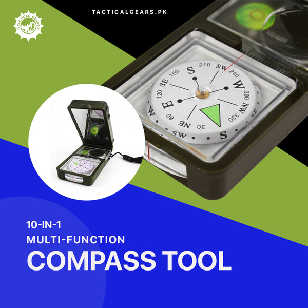 10-in-1 Multi-function Compass Tool