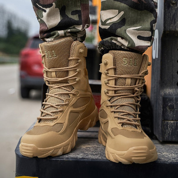 Military Flock Boot