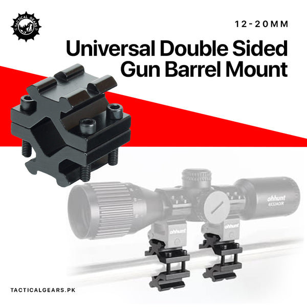 Universal Double Sided Gun Barrel Mount 12-20mm