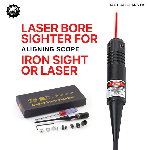Laser Bore Sighter for Aligning Scope, Iron Sight or Laser