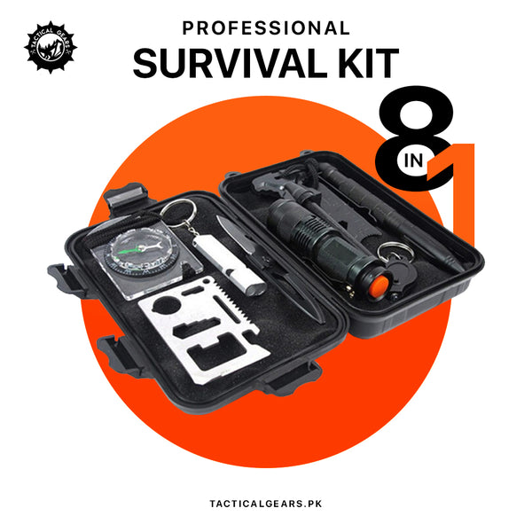 8-in-1 Professional Survival Kit