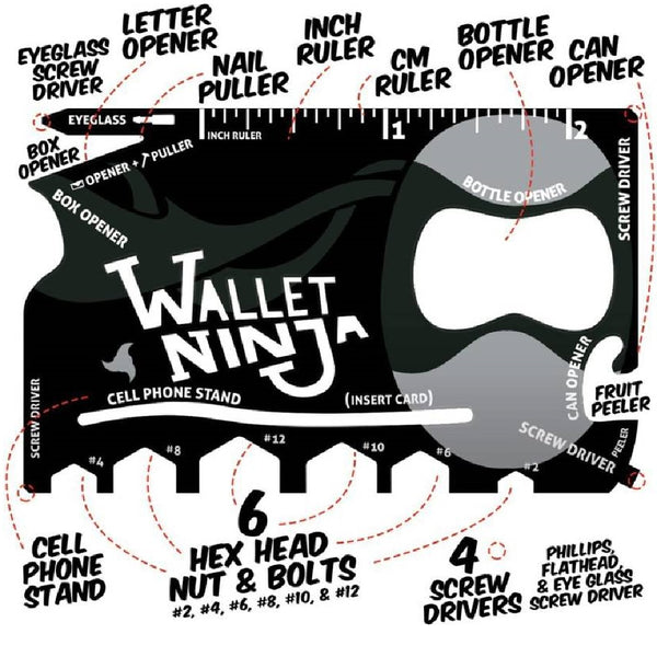 18-in-1 Ninja Wallet Tool