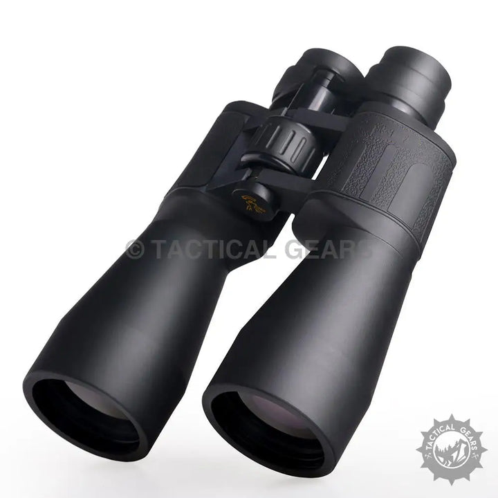 Black Bushnell 10-90x80 HD zooming binoculars with textured grip and large lenses