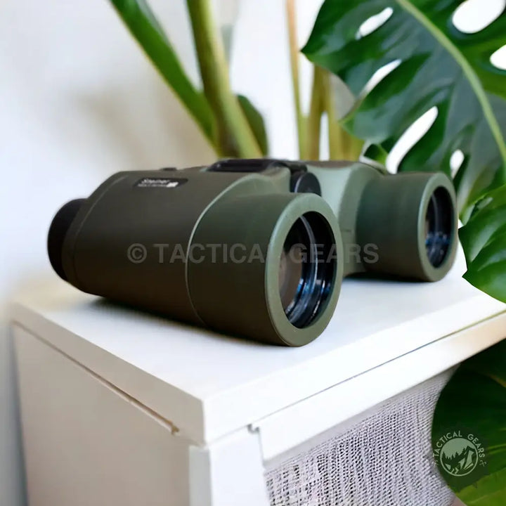 Olive green 10x40 imported 1km binoculars with large objective lenses for outdoor viewing