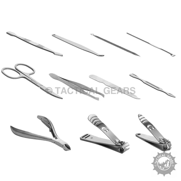 12 Pcs Professional Manicure Set with Travel Case Self Care