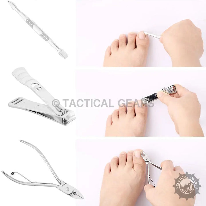 12 Pcs Professional Manicure Set with Travel Case Self Care