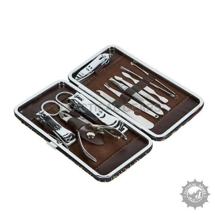 12 Pcs Professional Manicure Set with Travel Case Self Care