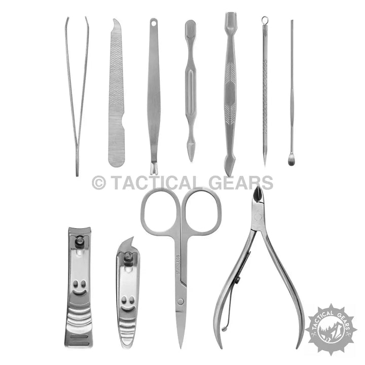 12 Pcs Professional Manicure Set with Travel Case Self Care