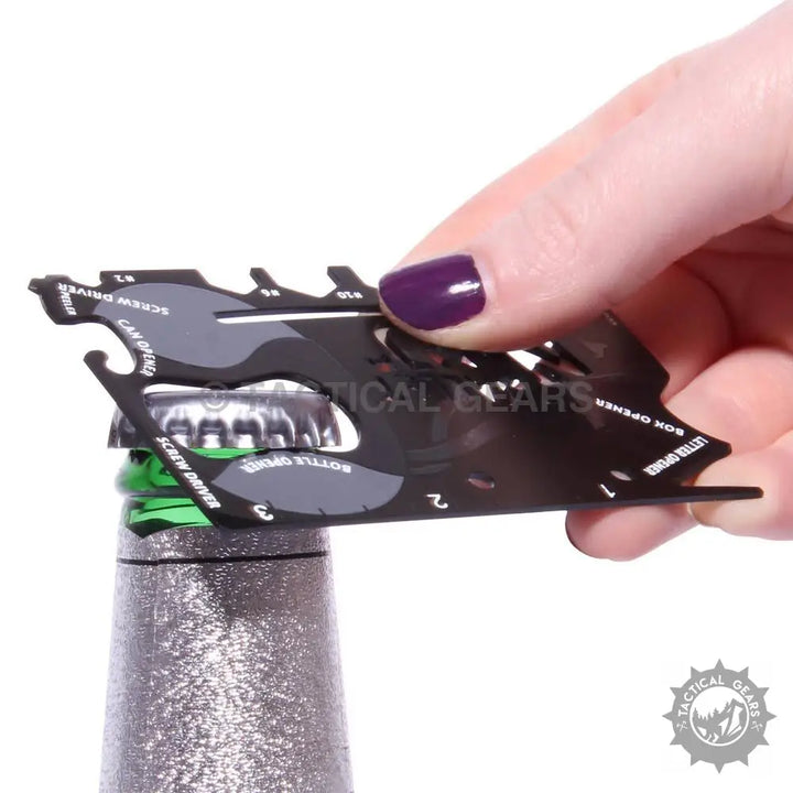 Wallet Ninja 18-in-1 multi-tool bottle opener with versatile functions for everyday use