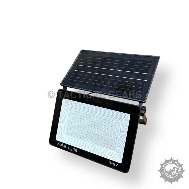 Rectangular LED Solar Flood Light with Solar Panel for Solar Charging Wall Systems