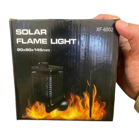 Black box for Slatted Cage Solar Outdoor Garden Light, ideal for solar outdoor garden decor