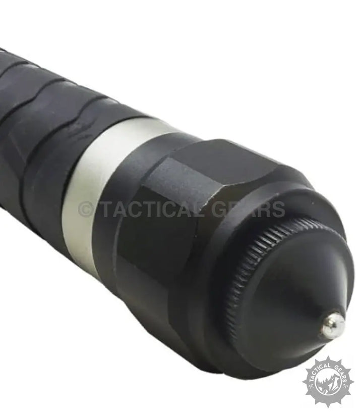 Black tactical pen with glass breaker tip for 22 Inch Bouncer Stun Gun with Flashlight