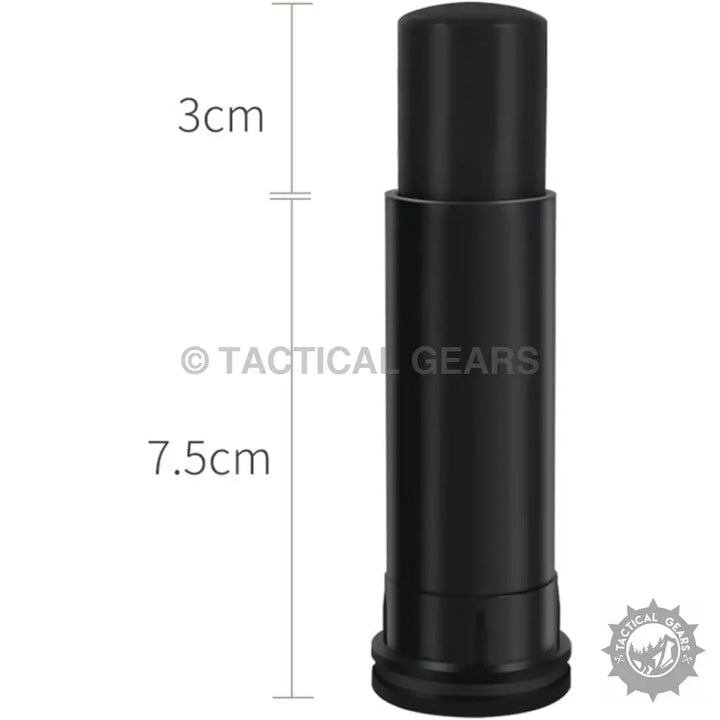 Black retractable baton with camouflage face paint sticks, 10.5cm length, collapsible design