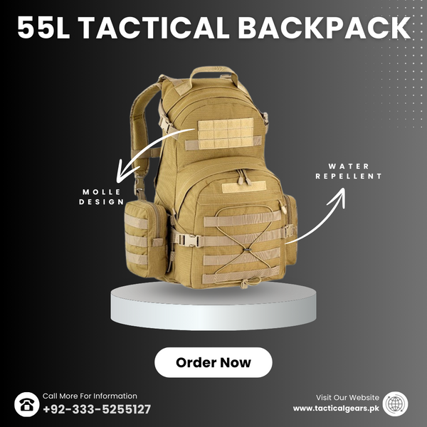 55L Tactical Backpack