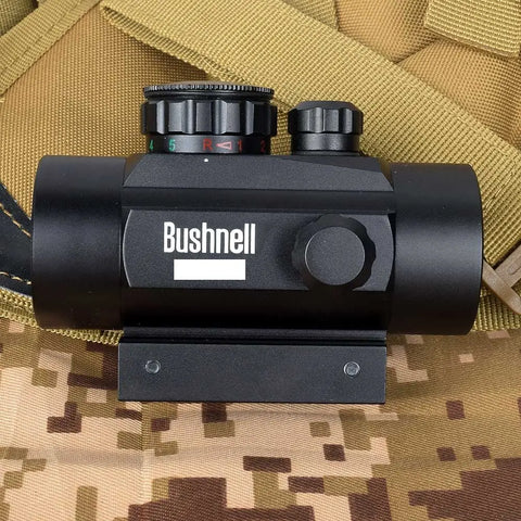 Black Bushnell 1X40RD red green holographic sight with adjustable turrets