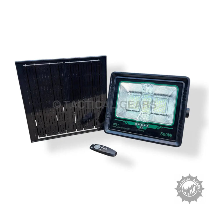 600w Solar Floodlight with LED Beads, Solar Panel, remote control for outdoor lighting