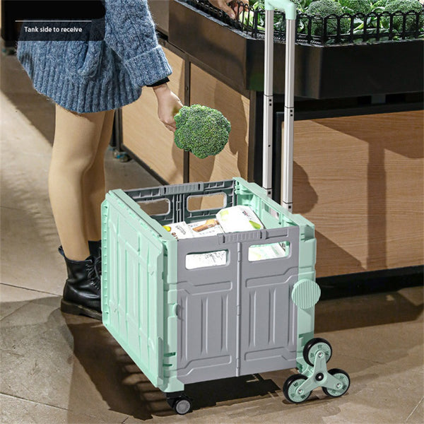 Foldable Cart Trolley Basket