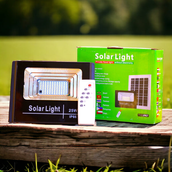 Solar Floodlight with Solar Panel