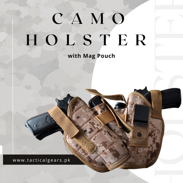 Camo Holster with Mag Pouch