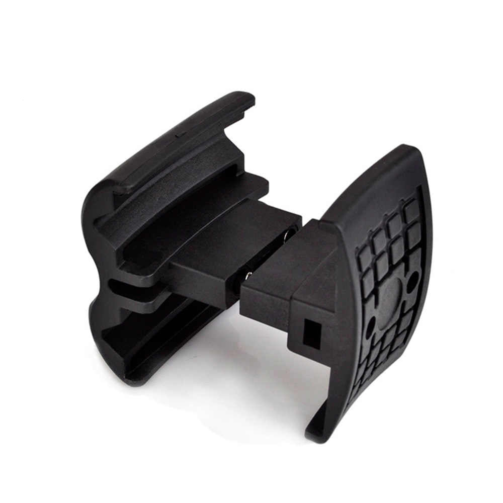 Black plastic pistol grip adapter with textured panels for Ergonomic AK47 Magazine Coupler