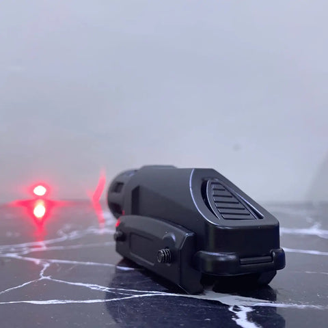 Compact black attachable laser sight with red laser beam for Tactical Attachable Laser Sight with Flashlight