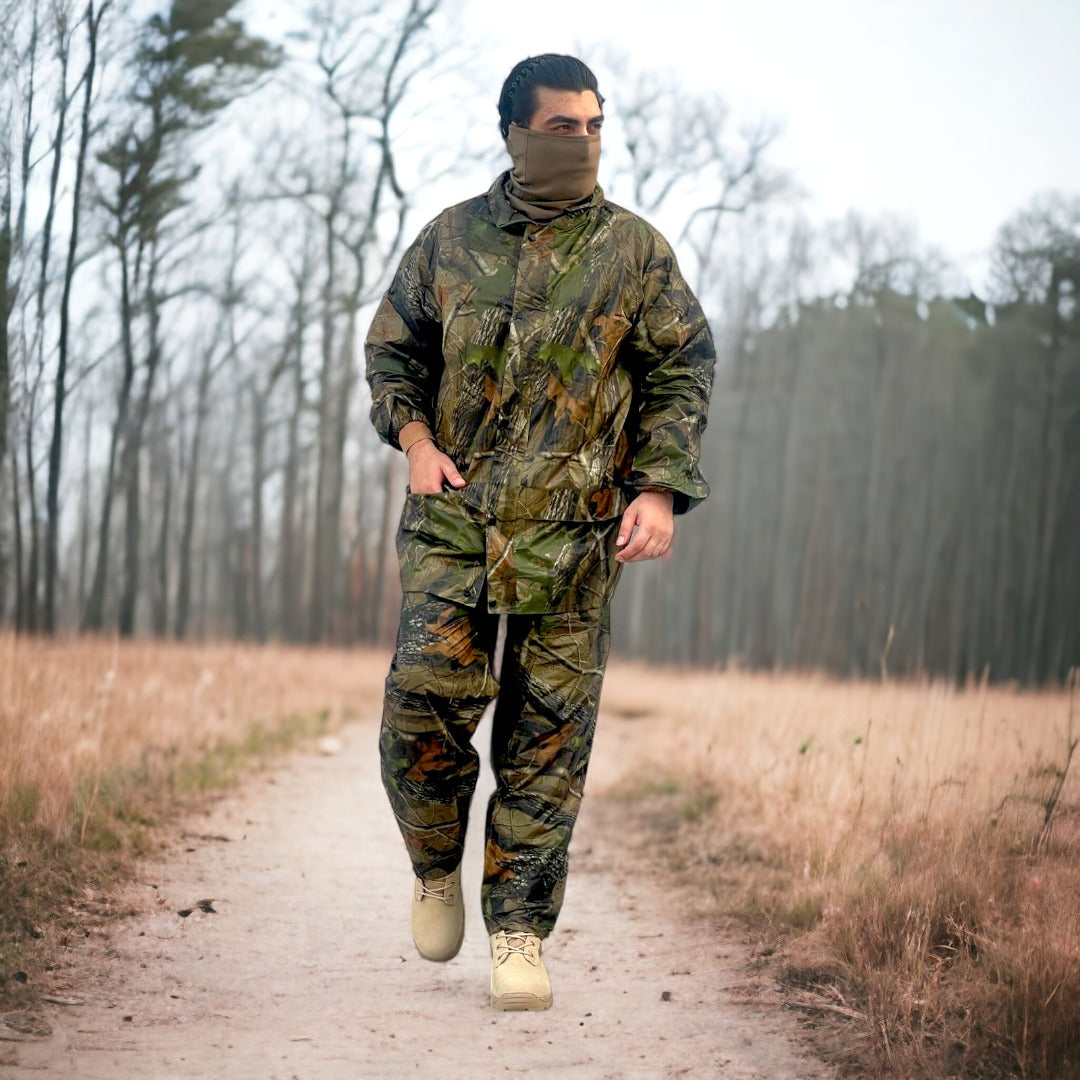 All Purpose Men's Camo Rain Suit (2 Pc) – TacticalGears.pk