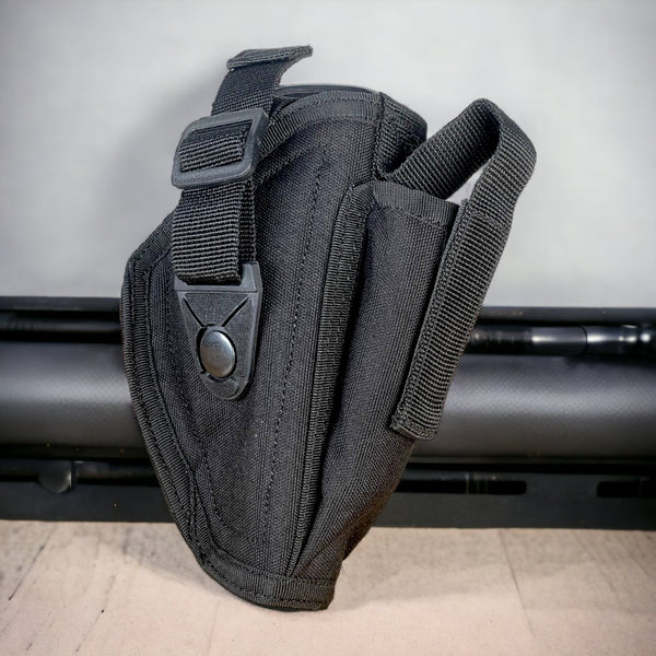 Tactical 9MM Belt Holster with Built-in Mag Pouch