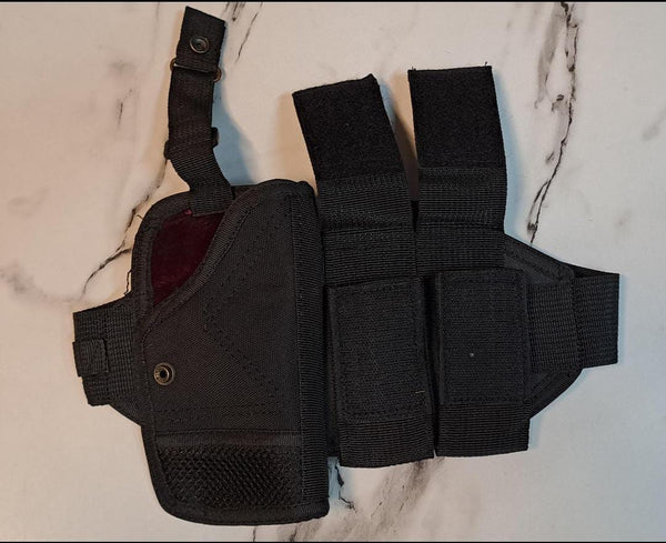 Universal Waist Holster Low Profile Fabric Balck