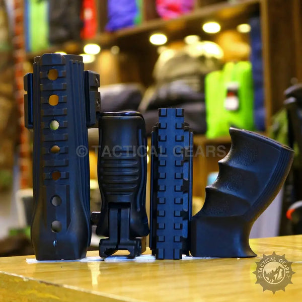 Black tactical weapon accessories for AK47 Tactical Kit, ideal for weapon accessories enthusiasts