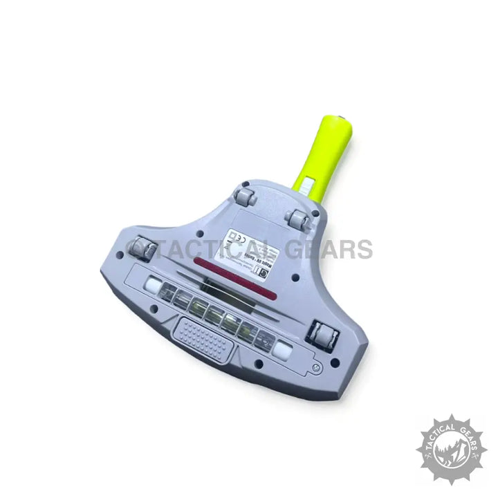 Grey vacuum cleaner floor head with bright yellow handle connector for Anti Mite Vacuum Cleaner