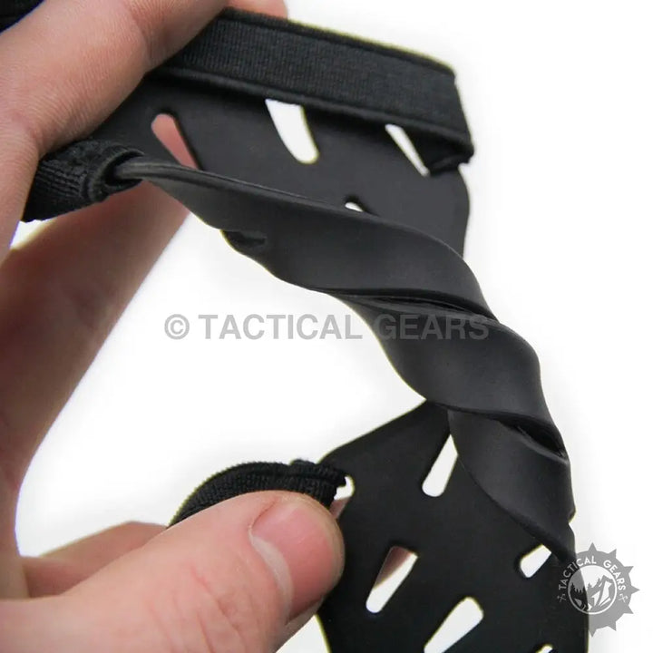 Flexible black ventilated face mask arm guard component for Archery Bow Arm Guard