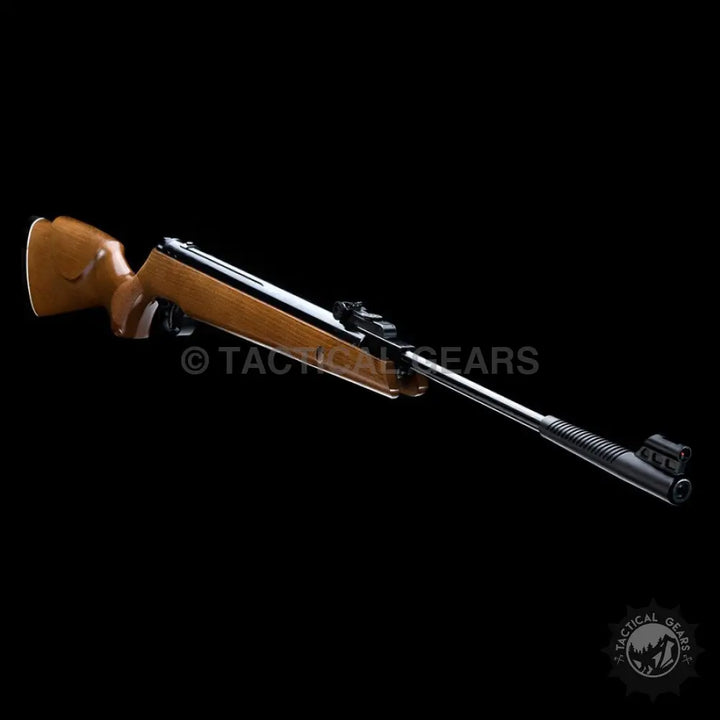 Artemis SR-1250W airgun with wooden stock and blued steel barrel for precision shooting