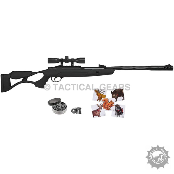 HATSUN Single Shot Break Barrel AirTact ED Air Rifle with optima 4x32 scope and steel barrel