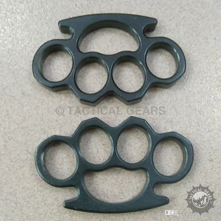 Dark metal four-finger steel knuckles from Heavy Steel Knuckles collection
