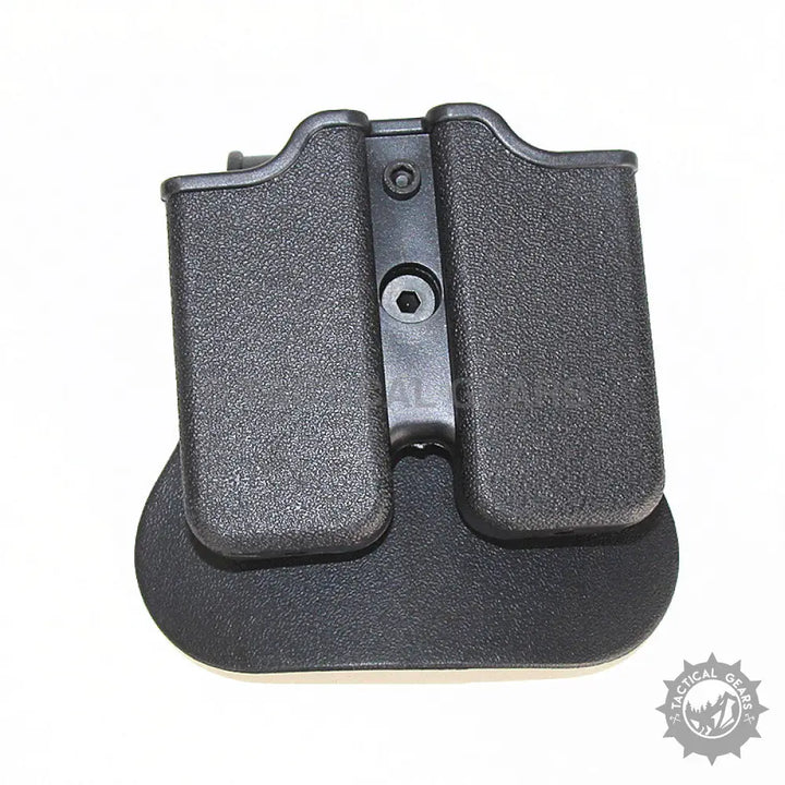 Black polymer double mag pouch for Beretta pistols from Holster with Mag Pouch collection