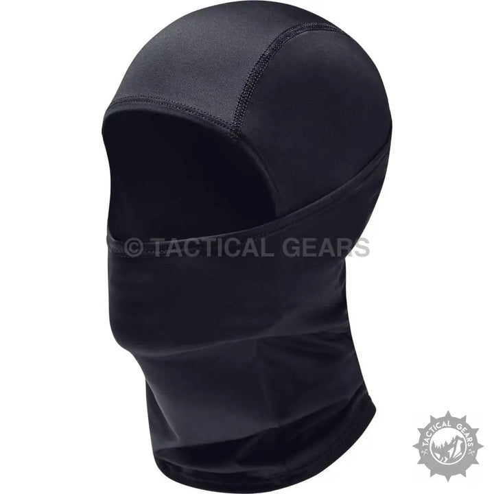 Black Balaclava with visible seams from Tactical Under Armor Hood, perfect ski mask adventure partner