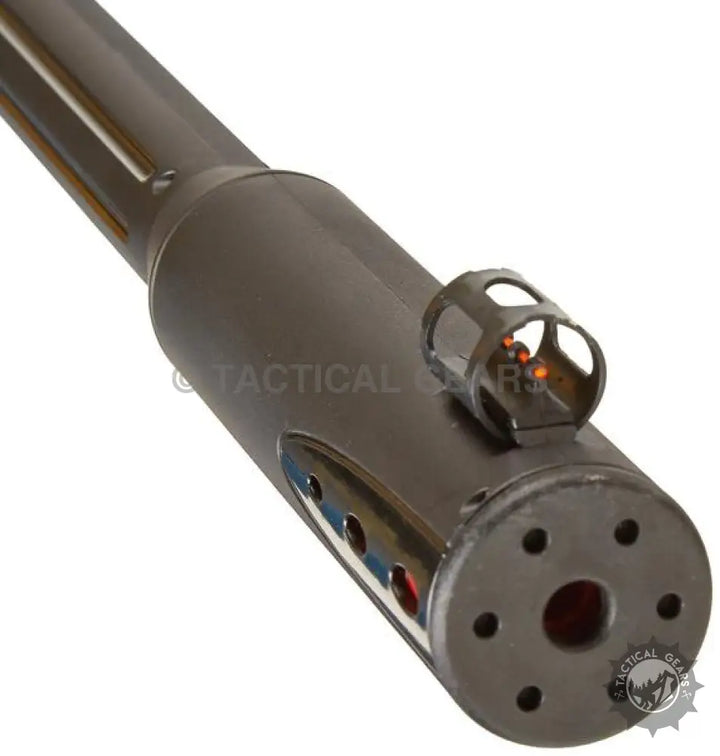 Dark-colored Gamo Whisper Fusion Air Rifle with ventilated end and integrated sight