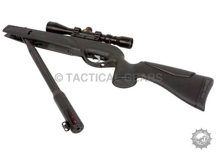 Black Gamo Whisper Fusion Air Rifle with scope and separate barrel component