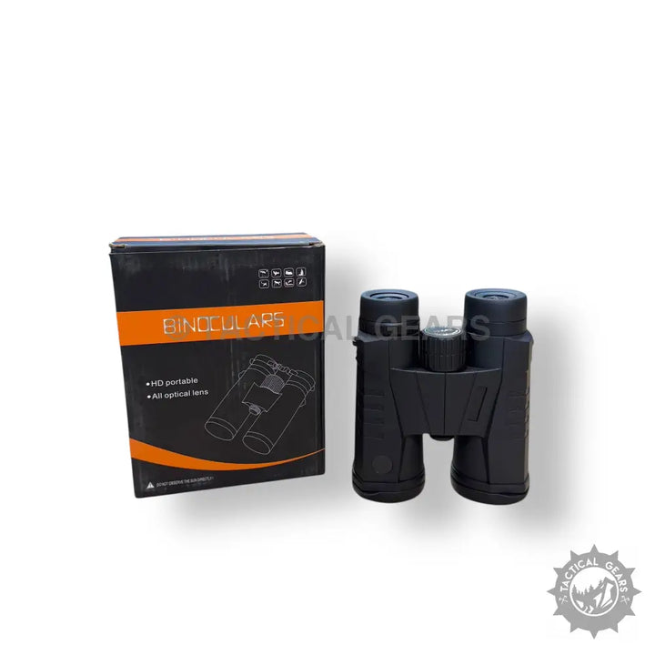 Black Tactical Portable Binocular with Retail Packaging for Outdoor Adventures