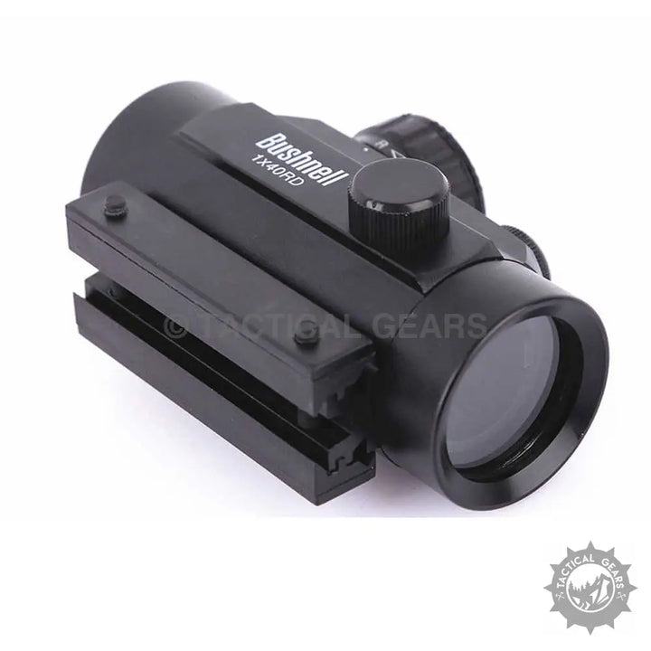 Black Bushnell 1X40RD red green holographic sight with integrated rail mount for rifles
