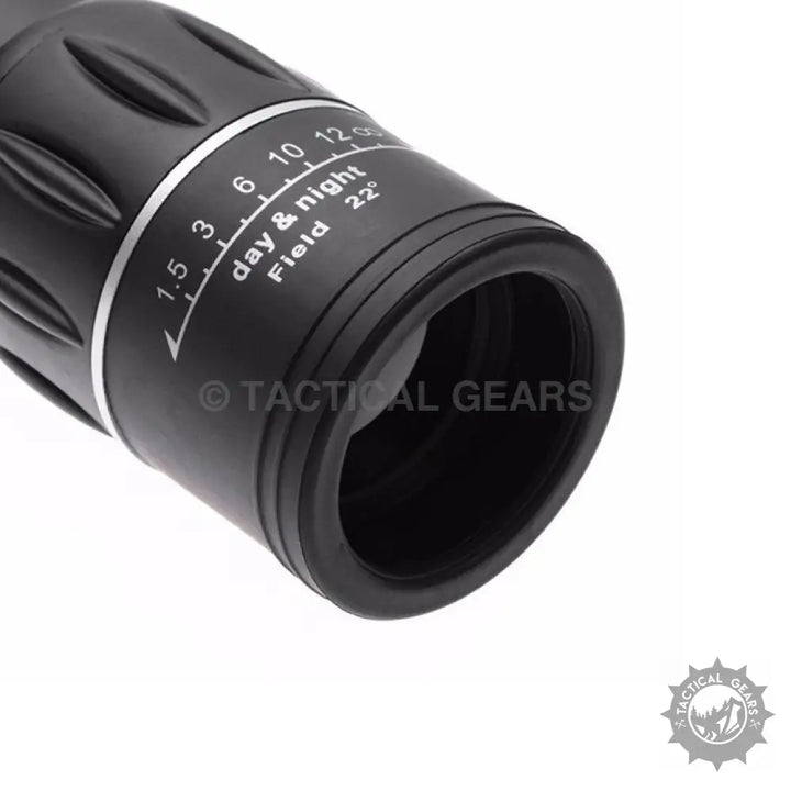 Black Bushnell Anti-Fog Waterproof Monocular with focus ring for outdoor use