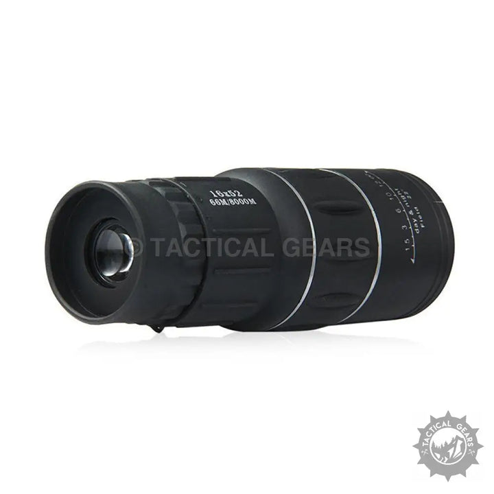Black Bushnell Anti-Fog Waterproof Monocular with adjustable focus and magnification