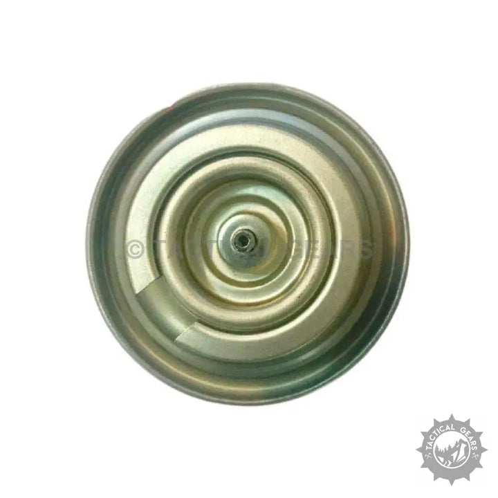 Conical ribbed gold-colored metal diaphragm for CamperGas 220ml Butane Bottle replacement