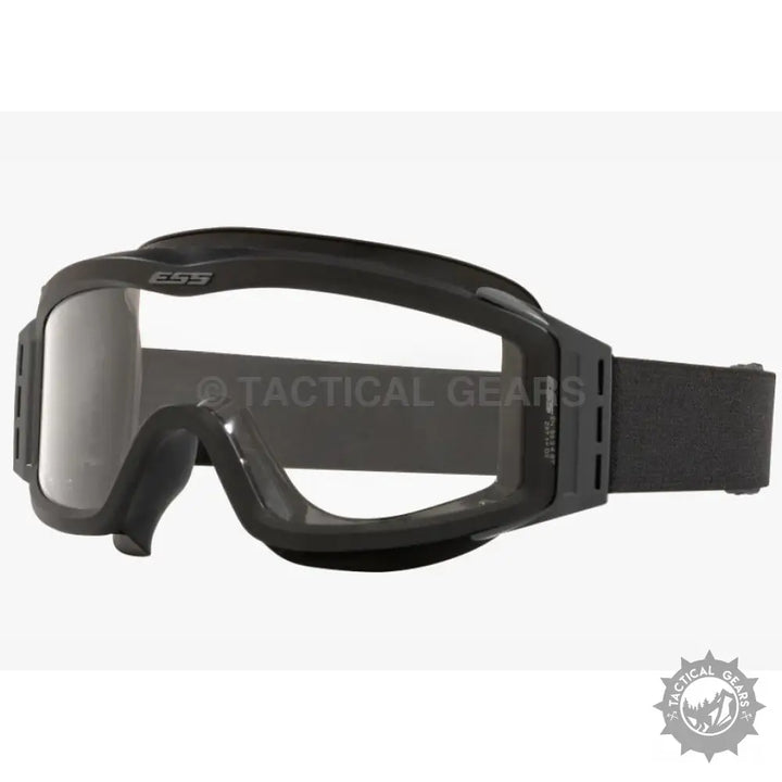 Black tactical goggles with clear lenses for Combat Military Spectacles featuring military spectacles