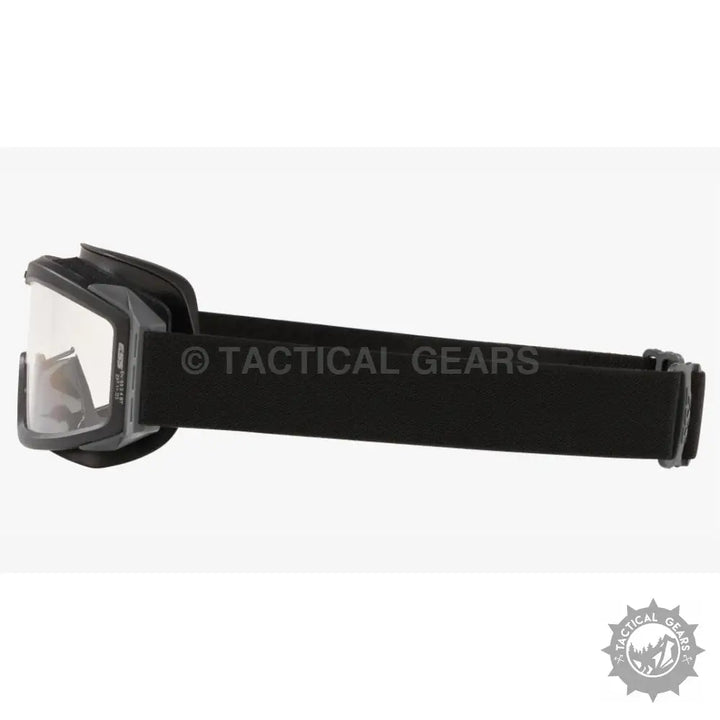 Black tactical goggles with clear lenses for combat military spectacles and military spectacles use