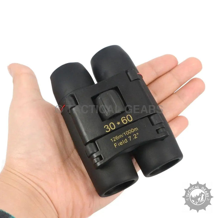 Sakura Compact Clearvision Binoculars with small size, 30x60 magnification, and 7.2-degree field of view