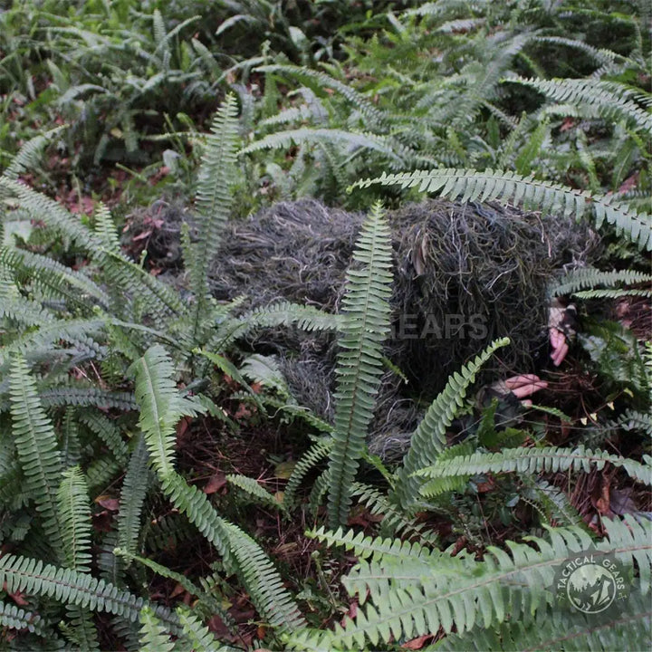 Camouflage Forest Hunting Ghillie Suit for wildlife photography and Halloween costumes in natural settings